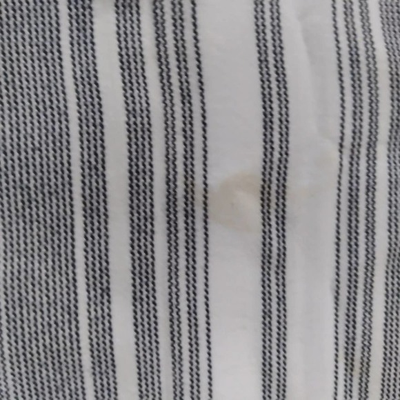 Carrement Beau pinstripe roll-up sleeve dress shirt size 12 - Picture 5 of 6